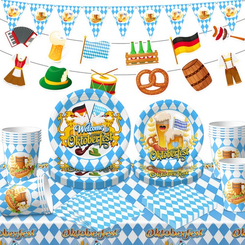 134 pcs oktoberfest party deko - party,