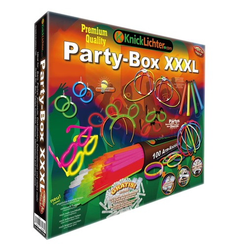 Riesige knicklichter party box - riesige,