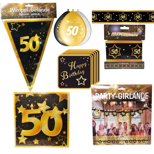 Geburtstag partyset - 50.,