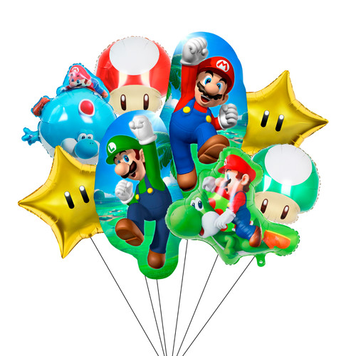 Pcs super mario geburtstags - 7,