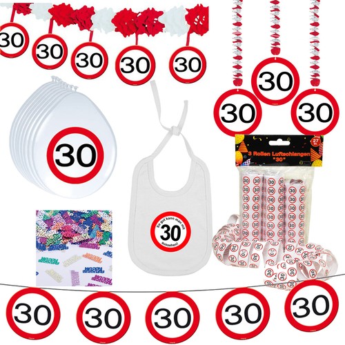 Geburtstag set partyset - 30.,