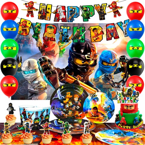 Ninja kinder party deko lego - party,