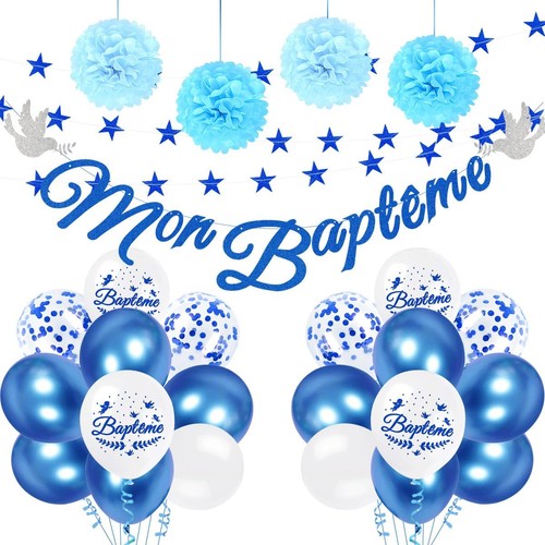 Partydekoration dunkelblau - , –