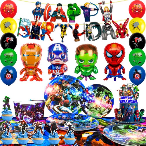 Superhero kinder party deko - kinder,