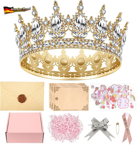 Mädchen tiara mit strass - mädchen,