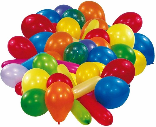 Latexballons farbig und - latexballons,, nach