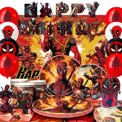 Deadpool partydekorationen - deadpool,