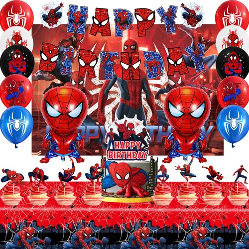 Spider man party set - spider,