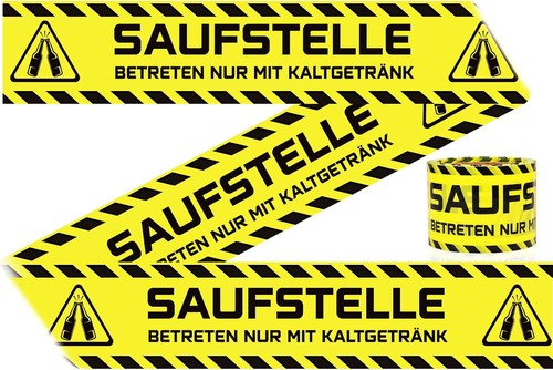 Lustiges party absperrband - lustiges, party-absperrband