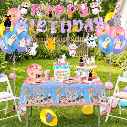 Katze geburtstag deko - katze,