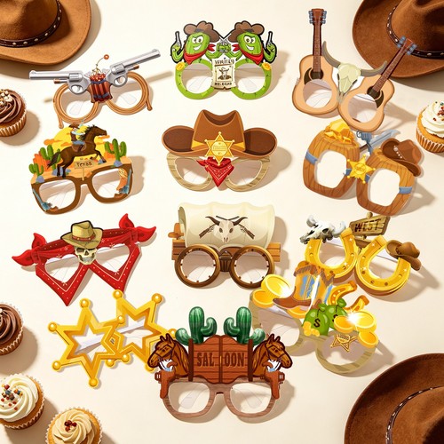 Cowboy partybrille kinder - cowboy, partybrille,kinder