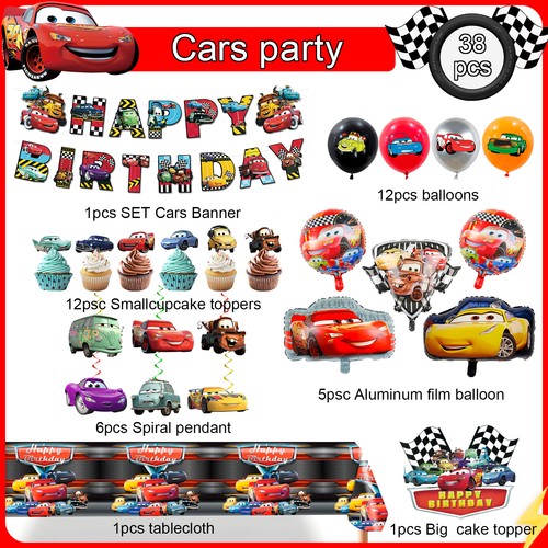 Cars kinder geburtstag party - cars,