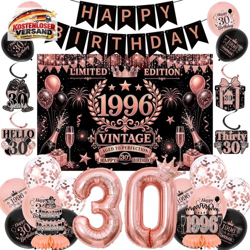 Deko geburtstag frau - 30.,
