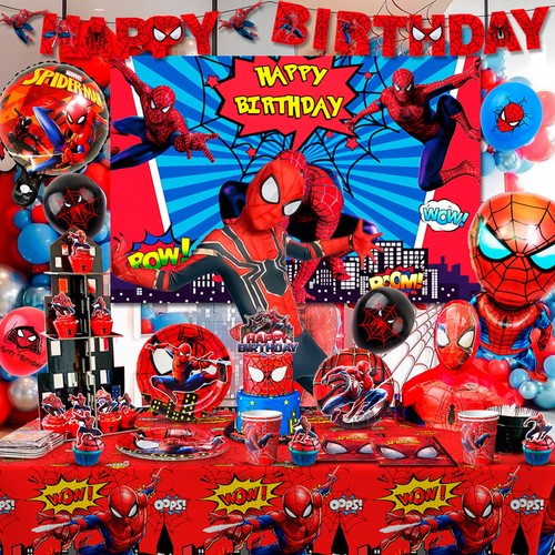 Spider man kinder party deko - spider,