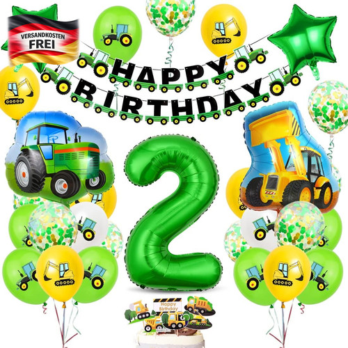 Kindergeburtstag deko traktor - kindergeburtstag,