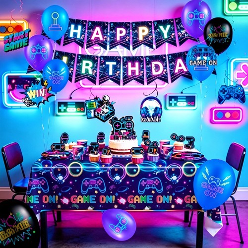 Gaming kinder party zubehör - gaming,