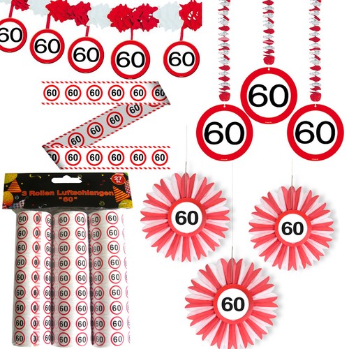 Geburtstag dekoset zum 60 - 60.,