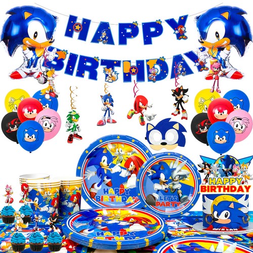 Sonic geburtstag deko stück - sonic,
