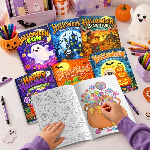 Halloween malbuch - halloween,