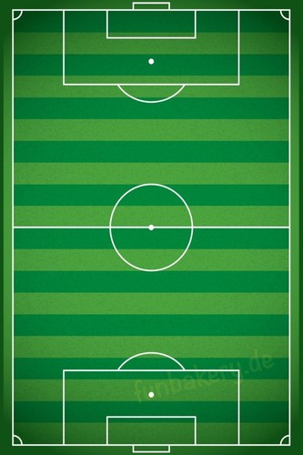 Fussball muffin tortenaufleger - fussball,