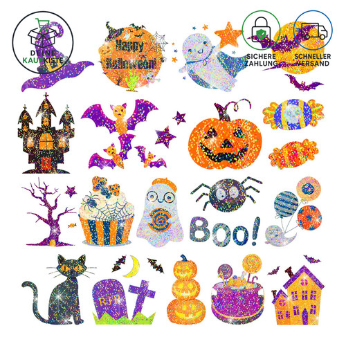 Halloween glitzertattoos - halloween,