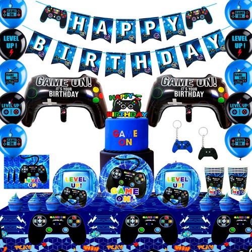 Gaming kinder geburtstag deko - gaming,